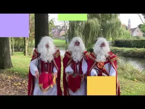Thumbnail Partyloltentparasol - Hulpsinterklaas (Ik Wil een Mijter Op/Meid Erop) - Partyloltentparasol